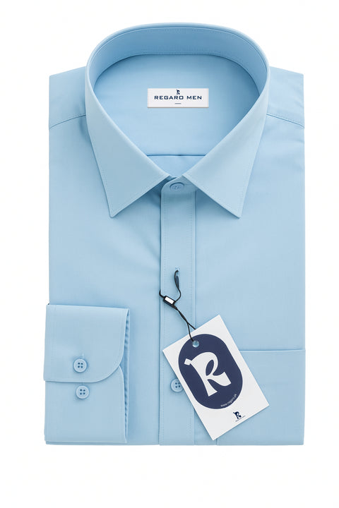Ice Blue Smart Fit Shirt
