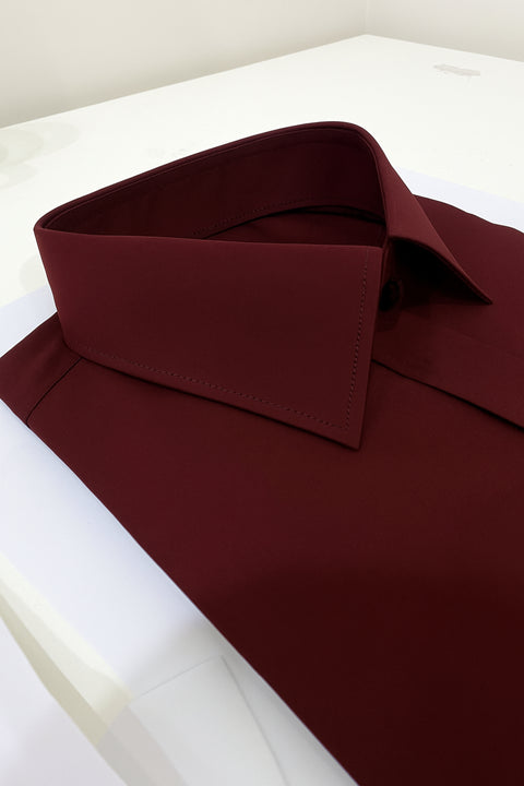 Maroon Smart Fit Shirt